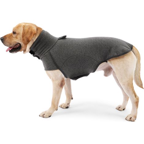 Plüschiger Haustierpullover mit hohem Kragen, bequem und warm