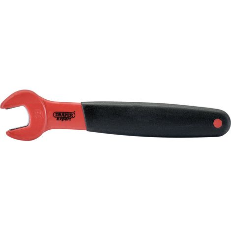 Draper 13mm VDE Fully Insulated Open End Spanner – 1500V DC and 1000V AC Rated, VDE Approved, Fully Insulated Open-End Wrench (1/5)