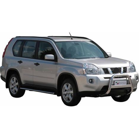 Pare-buffle Avant pour Nissan X-Trail 2007-2010 63 mm en Acier Gris (1/5)