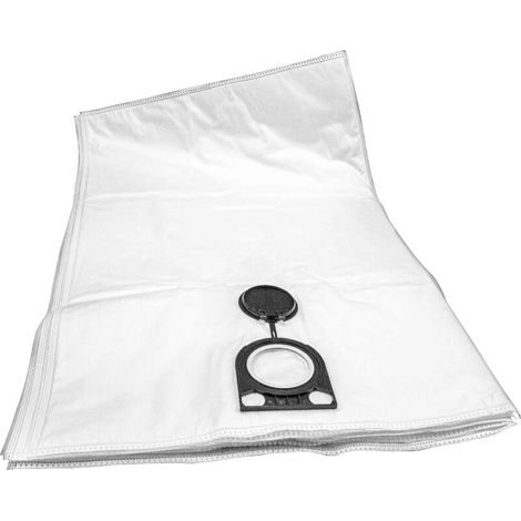 Lot de 5 sacs pour aspirateur Baier BSS 406 BSS 506 – Microfibre non tissée 50cm x 33cm – Aspiration efficace et durable - 5 X (1/2)