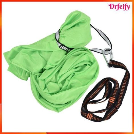 Akozon balançoire de yoga aérienne Hamac de Yoga aérien 1X2.8m, respirant, sûr, soulage la douleur, hamac piscine hamac Gris Vert (1/5)