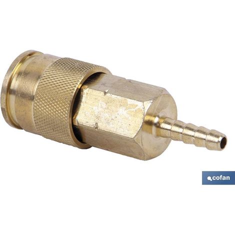 Raccord Rapide Tuyau Spike 6 mm Grand Débit