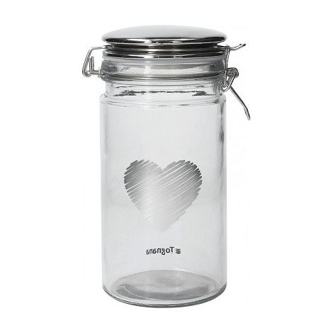 Barattolo Vetro Dolce Casa Silver Jam 13x10x21