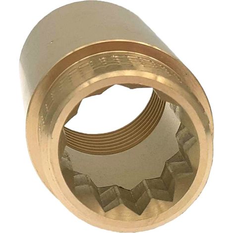 Rallonge laiton Mâle Femelle Ø 3/4" x L. 40 mm - à l'unité