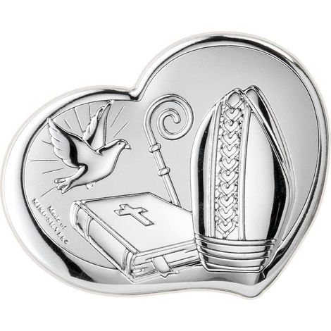 Quadro per la Cresima in Argento Dimensioni: 7,5x6,5 cm SKU: VL81372/1LBI