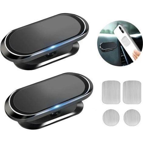Supporto magnetico per telefono da auto, supporto magnetico per telefono da auto, magnete per telefono da auto, supporto magnetico girevole a 360° per auto, compatibile con iPhone/Samsung/Huawei/XIAOM (1/4)