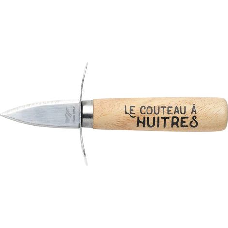 Couteau à huître inox Pradel France manche bois