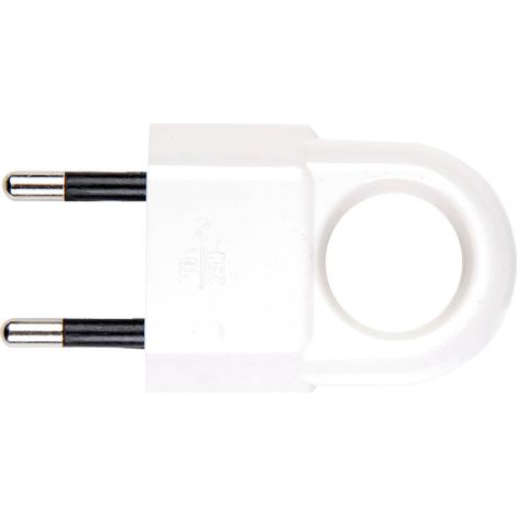 Clavija bipolar con agarre ergonomico 4mm Blanco GSC 000201276 (1/2)