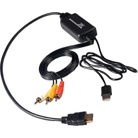 Tragbare 1080P 60Hz AV-zu-HDTV-Konverter für Heimkinosysteme