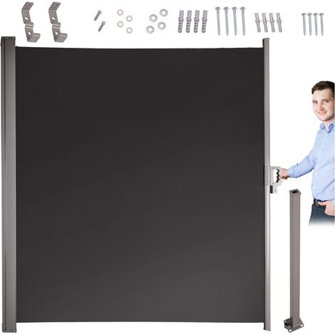 Store banne lateral de terrasse retractable 200 cm