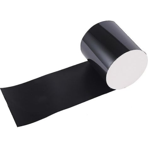 Ruban adhésif transparent imperméable et résistant à l'eau, 5 cm, Flex Tape noir, ultra-adhésif, réparation polyvalente, étanche à 100%, usage intérieur/extérieur, 5 cm de large. (1/3)