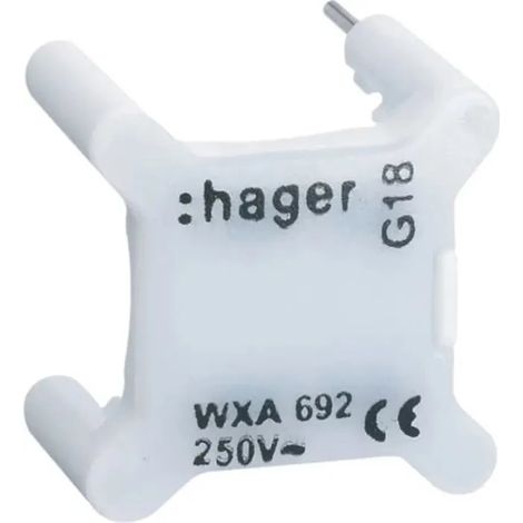 Dispositivo de mando Hager wxa692 230V clipable