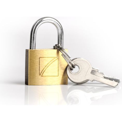 Cadenas de sécurité, 20 mm, en laiton, pour valise, pour installation domestique et usage quotidien.-AquaForge