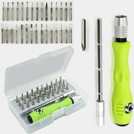 Set di cacciaviti a cricchetto magnetici 32 in 1 con 32 punte per cacciavite, cacciavite multifunzione, strumento di riparazione multifunzione. (1/5)