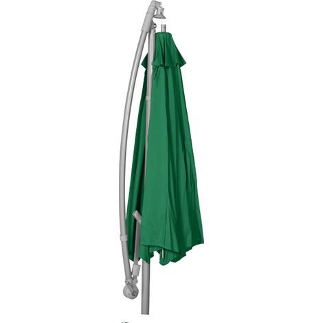 Ampelschirm Ø 300cm inkl Hülle grün Alu/Textil