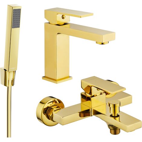 Mexen Uno R77 set da bagno, dorato - 71403R77-50 (1/4)