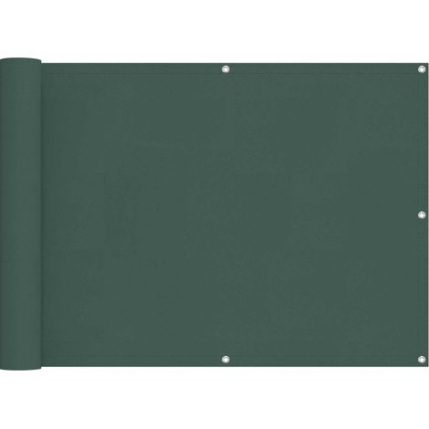 Balcony Screen 75 x 200 cm PU coated oxford alu vidaXL