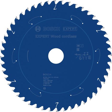 Bosch EXPERT Wood cordless Circular Saw Blade 216 x 2/1.4 x 30 mm T48 2608902164 (1/4)