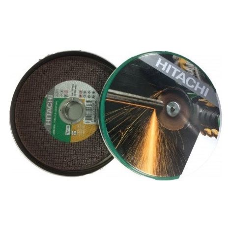 Set 10 disques à tronçonner Ø125 x 1mm inox & metal HIKOKI 782304 (1/3)