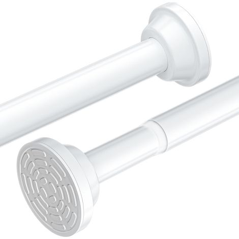 Barre Rideau Douche Sans Percage, Extensible 60 à 120cm (1/5)