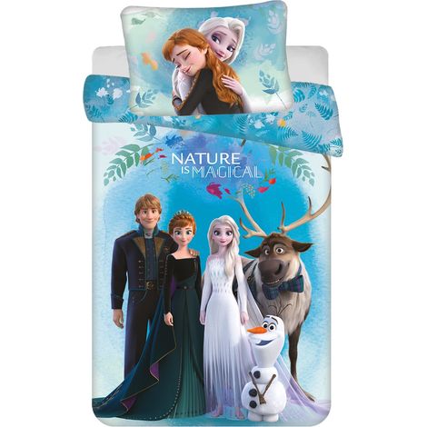 Disney Frozen Bettwäsche-Set – Kuschelige Kinderbettwäsche 100x135 cm & 40x60 cm (1/5)