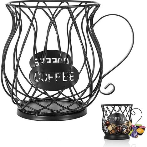 Porte-capsules de café, panier de rangement de capsules de café, pour capsules de café Tassimo, Nespresso, Dolce Gusto (1/4)