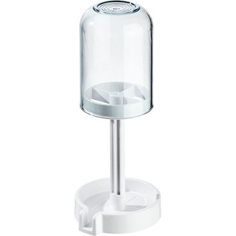 Tasse À Brossage À Dents - Support Pour Brosse À Dents Électrique Et Manuelle - Avec Couvercle Fonctionnel Pour Rincage Et Bains De Bouche - 22 x 9,8 x 8,8 cm - 1 Pièce (1/5)
