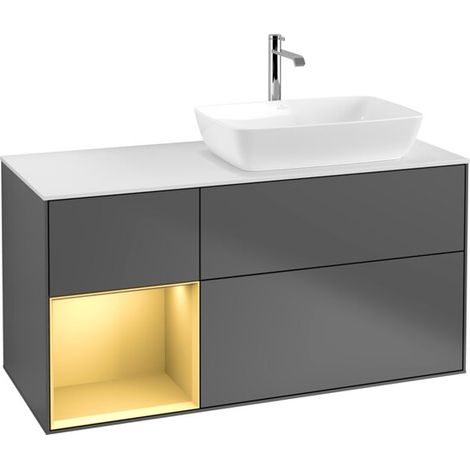 Villeroy & Boch F801HFGK meuble sous lavabo Finion F80 (1/2)