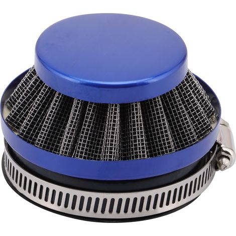 58mm blue metal air filter, compatible with 47 and 49cc 2-stroke quads/scooters, high-performance air intake filter--BIEMMEDUE (1/5)