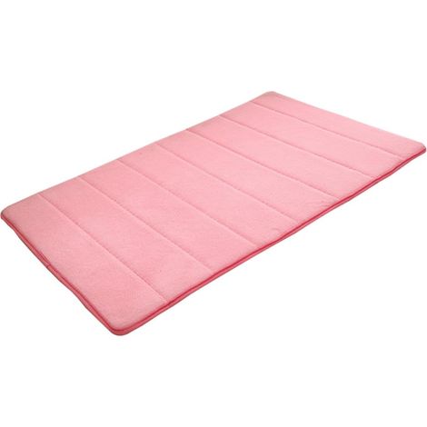 Tapis de Bain Mousse Mémoire Épais Antidérapant Tapis Intérieur Doux et (1/4)