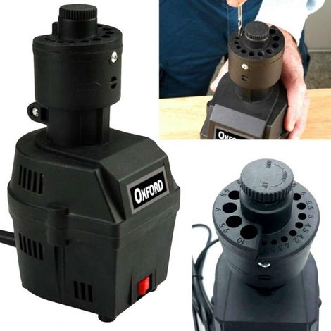 AFFILAPUNTE ELETTRICO AFFILA PUNTE TRAPANO DA 3 A 10 MM MOLA IN PIETRA 70W (1/4)