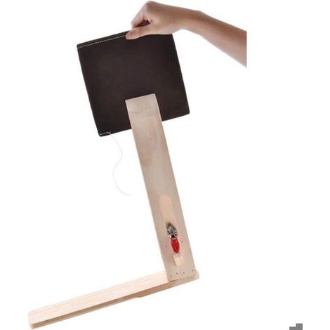 Pince De Retenue Pour Cuir - Hêtre Et Acier Inoxydable - Pour Couture Cuir DIY - 36.5 X 41 X 8 Cm - 1 Pièce (1/5)