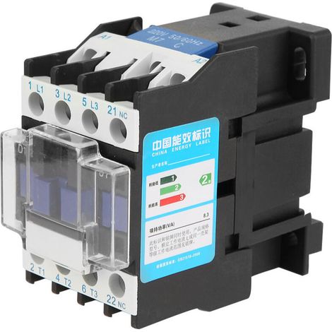 Contacteur électrique, CJX2-1201 Applications industrielles d'alimentation CA Capacité de transport à haute sensibilité Durable fiable pour (1/5)
