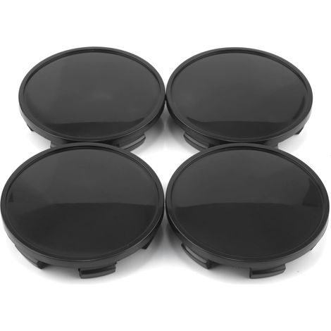 Lot de 4 enjoliveurs noirs OD 65 mm ID 59 mm, Snap-on-Fit ABS OD 65 mm, ID 59 mm, robuste et résistant aux UV, ajustement parfait pour roue F150 Mustang Contour Focus, BR3Z-1130-B (1/5)