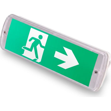 Pictogramme d'urgence : flèche vers la droite (1/2)