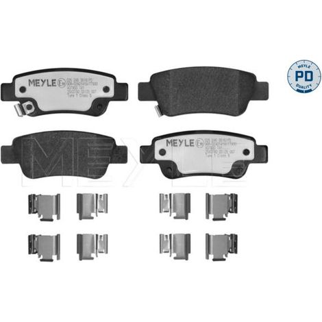 Kit de plaquettes de frein, frein à disque MEYLE 025 246 3516/PD HONDA