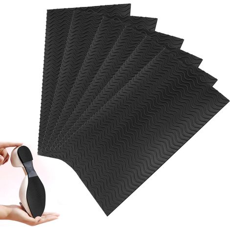 Semelle antidérapante 6 pièces, patins auto-adhésifs pour toutes pointures, réduit le bruit et protège les chaussures. (1/5)