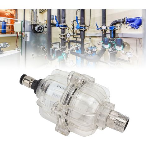Vanne de purge entièrement transparente AD400 pour compresseurs d'air, filtres à air, séparateurs huile-eau et purgeurs automatiques (1/5)