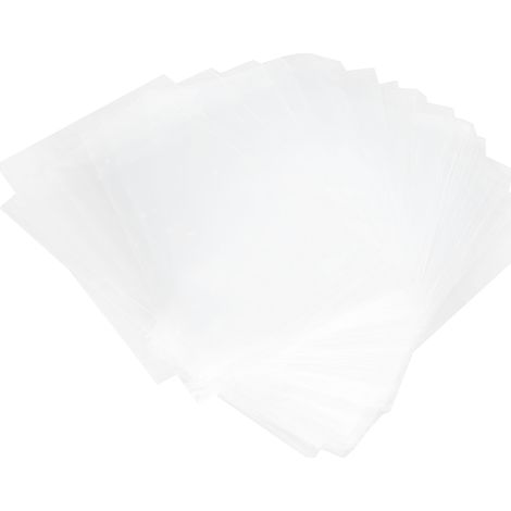 100 sachets transparents rectangulaires pour glaces, bonbons et chocolats, 9 x 15 cm, pour la maison, les mariages et les activités de plein air. (1/5)