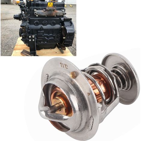 Thermostat 71℃ 129155-49801 pour moteurs Yanmar 4TNV88 et 3TNV88 (1/5)
