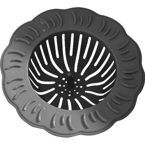 Grille de Vidage pour Évier - Grille de Lavabo pour Cuisine,Protège-Bonde en Forme de pour Salle de Bain, Maison, Vasque et Sol - Conception Anti-Odeurs et Anti-Obstruction (1/5)