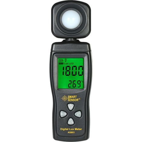 Mini luxmètre numérique avec écran LCD, illuminomètre portatif, photomètre, luxmètre, 0-200000 Lux (1/5)