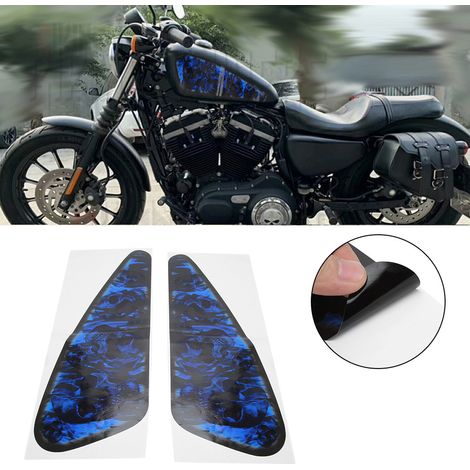 Autocollant réfléchissant 3D pour moto, en PVC coloré, accessoire de décoration universel (1/5)