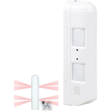 Tuya Rilevatore PIR Perimetrale Filare a Doppia Tenda Pet Immune con Buzzer (1/5)