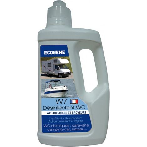Désinfectant liquéfiant pour WC broyeurs et chimiques 1L – Haute performance liquéfiante – Entretien appareils sanitaires – Ab7 Industrie