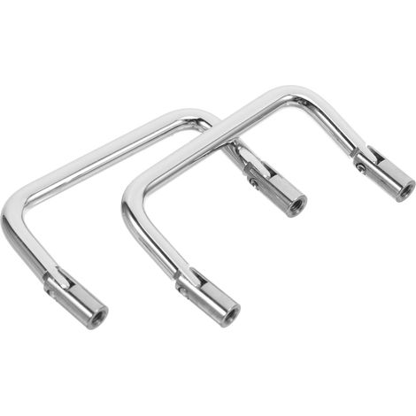 Poignées métalliques réglables (lot de 2) pour portes coulissantes et (1/5)
