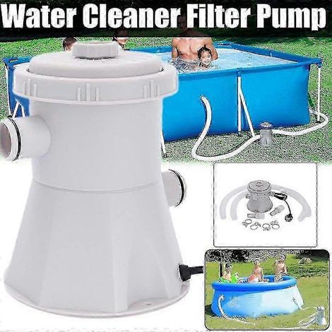 Pompe de filtration électrique pour piscine hors sol - Outil de nettoyage efficace pour la natation 222221 222221-AquaForge (1/3)