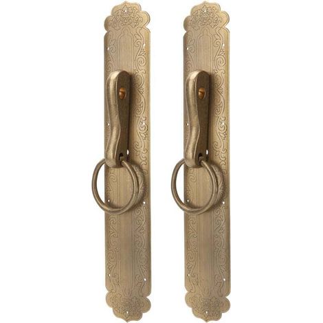 Anello per porta in stile cinese, maniglia in ottone, maniglia antica, ferramenta per mobili. (1/4)