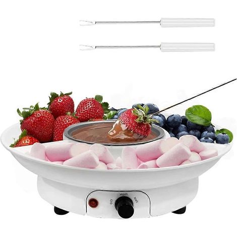 Mini appareil électrique pour fondre le chocolat, le fromage, le beurre, les bonbons (et le café) et préparer des fondues (UE) (1/5)