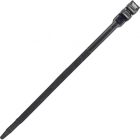 Klauke – Collier d'installation noir 9 x 360mm – 100 pièces – Tenue à la flamme UL 94 HB – Résistant aux huiles et graisses – Pour câbles électriques et tuyauteries souples